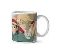 Studio Ghibli Taza de cerámica impresa, color blanco, en embalaje transparente