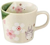 Studio Ghibli Via Bluefin Porcelain My Neighbor Totoro Traditional Japanese Dish Series - Taza [Sakura/Cherry Blossom] - Producto oficial