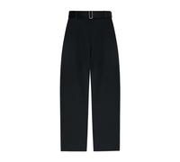 Studio Nicholson - Pantalones Anchos con Cinturón - Trousers - Mujer - Negro - M -