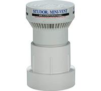 Studor 20341 - Mini ventilación con adaptador de PVC (conexión de 1 1/2 o 2 pulgadas) Blanco