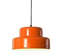STVDEDG Lámpara Colgante Nórdica Naranja Lámparas De Araña Industriales Con Pantalla Vintage Lámparas Colgantes De Metal Ajustables De 1 Luz Para Mesa Aparato De Iluminación Ambiental Para Dormitorio