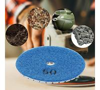 Stylebest Almohadilla de Pulido de Diamante, Disco Abrasivo Redondo de Alta Resistencia y Duradero de 3 "para Pulido de Hormigón, Granito, Mármol, 7 Granos (50 ojos)