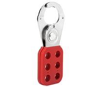 Stylebest Cerrojo de Bloqueo, Etiquetado de Seguridad Rojo con Gancho de Bloqueo Aislado para Mantenimiento Industrial, Tamaño de 1 Pulgada, 6 Candados, Acero PA de Nailon