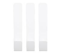 Stylebest Ganchos Adhesivos para Sombreros en Forma de V, Paquete de 3 para Gorras de Béisbol, Organizador de Montaje en Pared, Ideal para Armarios y Dormitorios (Blanca)