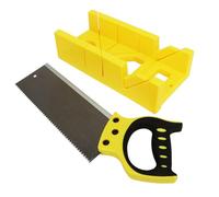 Stylebest Juego de Sierra Ingletadora, Herramienta de Carpintería Portátil y Eficiente para Corte en ángulo de Precisión y Proyectos de Bricolaje con Acero Material ABS