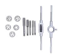 Stylebest Juego de Troqueles para Taladro, 12 Piezas, Kit de Herramientas de Alta Dureza para Muebles de Vehículos, Roscado Manual