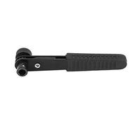 Stylebest Llave de Trinquete de 1/4 de Acero Negro con Ergonómico para Trabajadores de Metal y Madera - Herramienta Manual de ángulo Recto de 90°