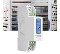 Stylebest Medidor de Potencia LCD DDS519R Medidor de Energía Inteligente con Retroiluminación y para Uso Doméstico Monofásico 230 V