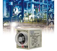 Stylebest Relé de Tiempo de Retardo de Encendido Período de Tiempo Múltiple Ajustable 1s 10s 1min 10min para Control Industrial AC220V Durable