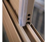 Stylebest Sello de Silicona para Burlete de Puerta para Insonorización y Bloqueo de Corrientes de Aire, Ultrafino de 35 Mm X 5 M, Transparente para Ventanas y Puertas (35mm * 5m (aleatorio blanco /