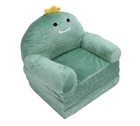 Stylebest Sofá Plegable para Niños, Lindo Dinosaurio para Leer y Relajarse, sofá Cama de Felpa Suave para el Hogar de los Niños Pequeños, Muebles Cómodos para (3 Niveles)