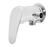 Stylebest Válvula de ángulo G1/2 Pulgadas con Funcionamiento Suave, Válvula de Interruptor Desviadora de Ducha Duradera para Instalación en Baño, Aleación de Zinc