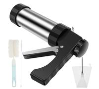 Suanzua Churrera Churro Maker Machine Kit de Acero Inoxidable para Hacer Churros con 3 Boquillas Diferentes para Pastelera Hueca
