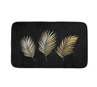 SUAVE INTERIOR Alfombra de baño, Orbella Negro, 45 x 75 CM