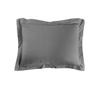 Suave Interior, Funda de Almohada (50 x 70 cm) Lina Anthracite, 100% Algodón