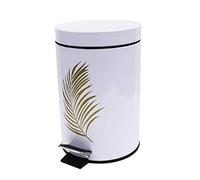 suavidad interior, Cubo Pedal (3 L) Orbella Blanco, Metal
