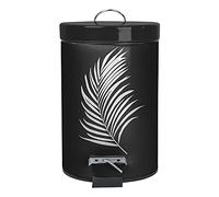 suavidad interior, Cubo Pedal (3 L) Orbella Negro/Plata, Metal