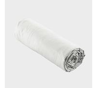 Suavidad Interior, Sábana Bajera (90 x 190 cm) Percaline Blanco, Percal de Algodón