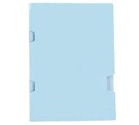 Subcarpeta liderpapel folio azul tres uñeros plastificada 160g/m2