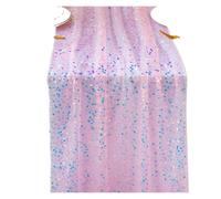 SUBLXPoten Camino Mesa de Gasa Camino de Mesa Lentejuelas iridiscentes con Purpurina, decoración Comedor Boda for Fiesta Nupcial(Color 2,1pcs 60x183cm)