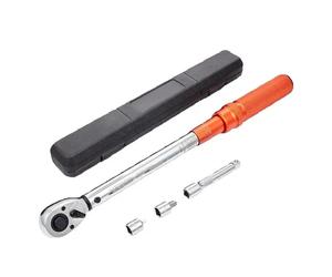 SucceBuy-Juego de llaves dinamométricas, llave dinamométrica con clic, balanzas mecánicas ajustables de doble dirección, Kit de llave dinamométrica 20-200 lbf-in