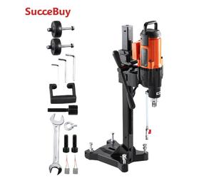 SucceBuy-taladro de núcleo de diamante de 2500W, plataforma de perforación de núcleo de hormigón húmedo de 10 pulgadas, ruedas de soporte, velocidad de 750RPM, diámetro de perforación de 10 pulgadas 2