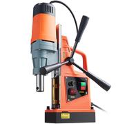 SucceBuy Taladro Magnético de 1300/1550W, Taladro Magnético Eléctrico Portátil, Prensa de Taladro Magnética con Velocidad Variable de 0-500 RPM para Superficies Metálicas NoDrill 40mm 1300W