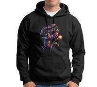 Sudadera con capucha ET el extraterrestre. E.T. Varios colores. Todas las tallas. Black