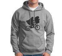 Sudadera con capucha ET el extraterrestre. E.T. Varios colores. Todas las tallas. Gray