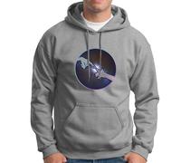 Sudadera con capucha ET el extraterrestre. E.T. Varios colores. Todas las tallas. Gray XXL