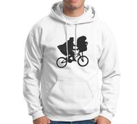 Sudadera con capucha ET el extraterrestre. E.T. Varios colores. Todas las tallas. White EU:S
