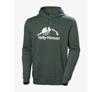 Sudadera con capucha Helly Hansen Nord Graphic verde bosque - L