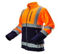 Sudadera polar de alta visibilidad, naranja, talla L
