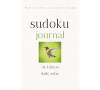 Sudoku Journal Puzzle Book: Sudoku Journal | Help Calm the Mind,Relax ,and Focus | 5.5x8.5 Inches,110 Pages | 50+ Puzzles | Solutions Included