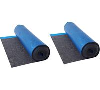 Suelo aislante, 37,2 m², 3 mm, fibra reciclada, barrera acústica/de vapor, color azul