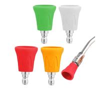 Sugerencias de de presión múltiples grados spray boquilla Kit de enjuague | 4PCS Consejos de lavado a presión para rociadores de diámetro de 1/4 pulgadas o arandelas