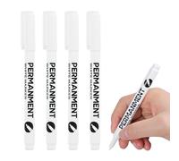 Sugeru 4Piezas-1mm Rotuladores Permanentes, Rotuladores Acrilicos Secado Rápido, Rotulador Permanente para Distintas Superficies, Rotulador Permanente Punta Fina para Bocetos, Ilustrar, Esbozar