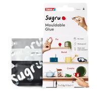 tesa Adhesivo Sugru Mouldable Glue – fuerte multiusos – envase 3 x 3,5 g (negro, blanco, gris)
