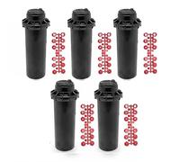 Suinga Aspersor de Riego Hunter PGP-Adj 3/4'' | Pack 5 Aspersores de Jardin Emergente 6,4-15,8 Metros | Aspersor Riego Cesped | Riego Automatico Ajustable Profesional