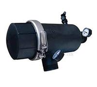Suinga Filtro Anillas Profesional 2" con Abrazadera Metalica 20-25 m3/h. Filtro de riego para jardineria y Agricultura, Negro