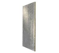 Suinga Pack 5 Paneles de Lana de Roca para Chimenea 100x60x3 cm | 3 m² de Aislamiento Térmico Incombustible con Aluminio y Clasificación A1