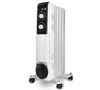 Suinga Radiador de Aceite Bajo Consumo 1000W | Radiador Electrico Aceite 5 Elementos | Calefactor Electrico con Termostato | Incluye Recoge Cables