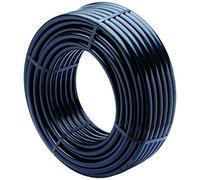 Suinga Tubería de polietileno alta densidad alimentaria 16 mm 40 bar 100 m negro | alta presión para aplicaciones industriales, negro