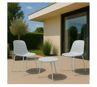 Suite de 2 plazas mindin plástico turquesa 60x166x85 cm