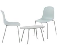 Suite de 2 plazas veldin plástico turquesa 151x80x85 cm