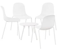 Suite de 4 plazas berdin plástico blanco 156x156x85 cm