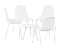 Suite de 4 plazas berdin plástico blanco 156x156x85 cm
