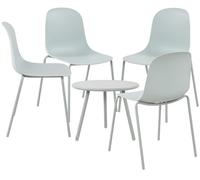 Suite de 4 plazas berdin plástico turquesa 156x156x85 cm