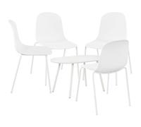 Suite De 4 Plazas Veldin Plástico Blanco Clp