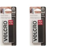 Sujetadores de velcro (R) marca Velcro (R) Sujetadores de fuerza industrial extrema negro, acrílico, multicolor, paquete de 2 (2 tiras)